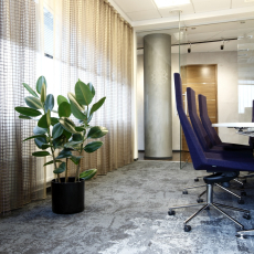 Tekero referents Capital Mill. Interface Net effect plaatvaip, Amtico puiduimitatsioon. 